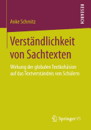 Verstndlichkeit von Sachtexten: Wirkung der globalen Textkohsion auf das Textverstndnis von Schlern