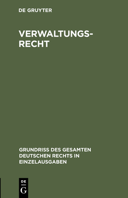 Verwaltungsrecht - de Gruyter (Editor)