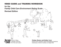 Video Guide and Training Workbook for the FCCERS-R