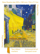 Vincent Van Gogh: Caf Terrace (Foiled Quarto Journal)