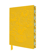 Vincent Van Gogh: Sunflowers 2024 Artisan Art Vegan Leather Diary - Page to View with Notes