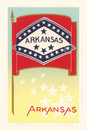 Vintage Journal Arkansas State Flag