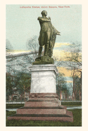 Vintage Journal Lafayette Statue, Union Square, New York City