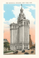 Vintage Journal Municipal Building, New York City