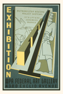 Vintage Journal Poster for WPA Art Exhibition