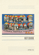 Vintage Lined Notebook Greetings from Muscle Shoals
