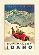 Vintage Lined Notebook Season's Greetings from Sun Valley