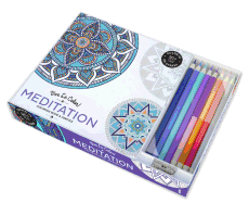 Vive Le Color! Meditation (Adult Coloring Book and Pencils): Color Therapy Kit