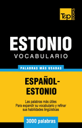 Vocabulario espaol-estonio - 3000 palabras ms usadas