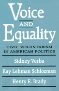 Voice and Equality: Civic Voluntarism in American Politics,