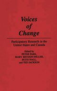 Voices of Change: Participatory Research in the United States and Canada