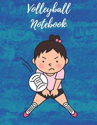 Volleyball Notebook: Composition Notebook, Log Book, Diary for Athletes (8.5 X 11 Inches, 110 Pages, College Ruled Paper) - Notebooks, Sports