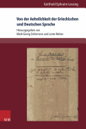 Von Der Aehnlichkeit Der Griechischen Und Deutschen Sprache