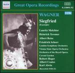 Wagner: Siegfried (Excerpts) - Albert Reiss (tenor); Dr. Emil Schipper (baritone); Eduard Habich (bass); Florence Easton (soprano);...