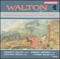 Walton: Piano Quartet; Sonata for Violin & Piano - Hamish Milne (piano); Kenneth Sillito (violin); Robert Smissen (viola); Stephen Orton (cello)