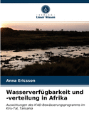 Wasserverf?gbarkeit und -verteilung in Afrika