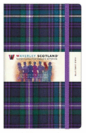 Waverley Scotland Tartan Notebook: Auld Lang Syne Tartan Large Notebook 21cm x 13cm