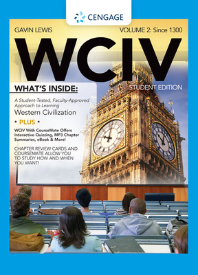 Wciv, Volume II (with Review Cards and History Coursemate with Ebook, Wadsworth Western Civilization Resource Center 2-Semester Printed Access Card) - Lewis, Gavin