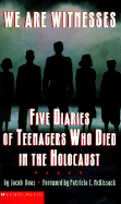 We Are Witnesses: Five Diaries of Teenagers Who Died in the Holocaust