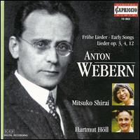 Webern: Early Songs, Op. 3, 4, 12 - Hartmut Hll (piano); Mitsuko Shirai (vocals)