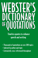 Webster's Dictionary of Quotations - Random House Value Publishing, and Douglas, Auriel, and Strumpf, Michael