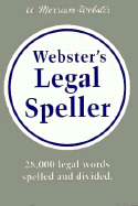 Webster's Legal Speller