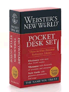 Webster's New World Pocket Desk Set: Dictionary, Thesaurus, Style Guide