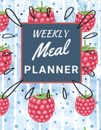 Weekly Meal Planner: 55 Week Food / Planner / Log / Diary / Journal / Calendar ( Pages With Plate Pattern, Grocery Shopping List, Eat Records )