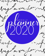 Weekly Planner 2020: -2021; 15 month monthly calendar overview daily planner with minimalist and spacial layout. Sunday start; includes The year in pixels page and habit tracker