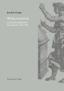 Werkeverzeichnis Zu Den Rhetorikdrucken Deutschlands 1450-1700