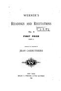 Werner's Readings and Recitations - No. 8 - First Prize