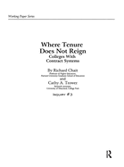 Where Tenure Does Not Reign: Colleges with Contract Systems