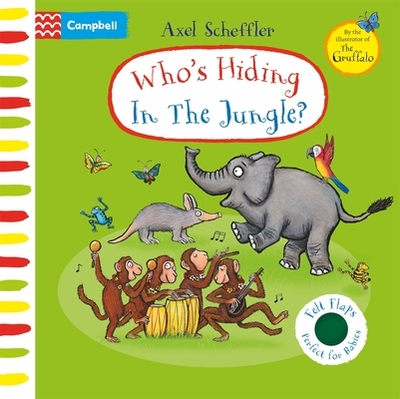 Who's Hiding In The Jungle?: A Felt Flaps Book - Books, Campbell