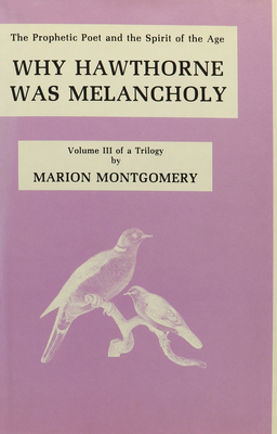Why Hawthorne Was Melancholy: The Prophetic Poet and the Spirit of the Age - Montgomery, Marion