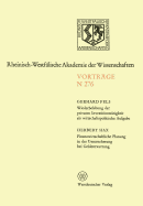 Wiederbelebung Der Privaten Investitionsttigkeit ALS Wirtschaftspolitische Aufgabe. Finanzwirtschaftliche Planung in Der Unternehmung Bei Geldentwertung: 252. Sitzung Am 8. Juni 1977 in Dsseldorf