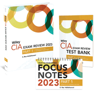 Wiley CIA 2023 Part 1: Exam Review + Test Bank + Focus Notes, Essentials of Internal Auditing Set