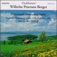 Wilhelm Peterson-Berger: Dedikation! - Agneta Wihlstrand (flute); Bengt Gidlof (clarinet); Bengt Gidlof (clarinet); Gunnar Holmlund (flute);...