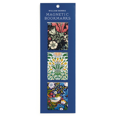 William Morris Magnetic Bookmark Set - Galison, and Morris, William