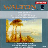 William Walton: Violin Concerto; Sonata for Violin & Orchestra; Two Pieces for Violin & Orchestra - Lydia Mordkovitch (violin); London Philharmonic Orchestra; Jan Latham-Koenig (conductor)