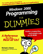 Windows 2000 Programming for Dummies - Simon, Richard J