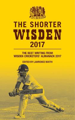 Wisden Cricketers' Almanack 2017 - Booth, Lawrence (Editor)