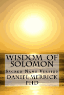 Wisdom Of Solomon: Sacred Name Version