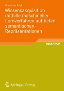 Wissensakquisition Mithilfe Maschineller Lernverfahren Auf Tiefen Semantischen Reprsentationen