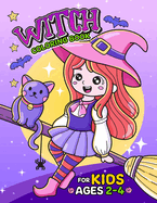 Witch Coloring Book for Kids 2-4: Features of Various Halloween Themed Illustrations