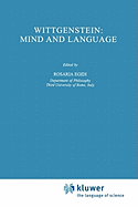 Wittgenstein: Mind and Language