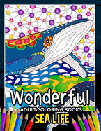 Wonderful Adult Coloring Books Sea Life