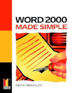 Word 2000 Made Simple - Brindley, Keith