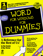 Word F/Windows for Dummies