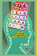 Word Find-Fill In Boggle Puzzles, Issue #1: This Classic Boggle Brain Book Is 6x9 Inches With 150 Puzzles