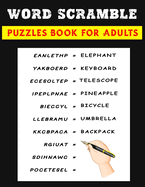 Word Scramble Puzzles Book for Adults